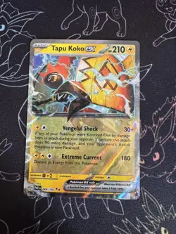 Tapu Koko ex 068/182 Double Rare Paradox Rift PAR Pokemon NM - Image 1