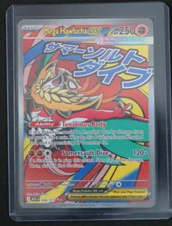 Pokemon TCG Mega Hawlucha EX 268/217 Mega Attack Rare Holo Ascended Heroes - Image 1