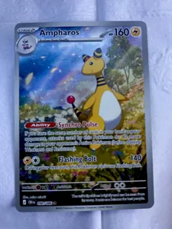 Pokemon TCG Ampharos Chaos Rising 090/086 2026 Illustration Rare Near Mint - Image 1