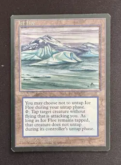 Vintage Magic The Gathering (MTG) : Ice Age : Ice Floe - Image 2