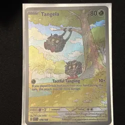 Pokemon Scarlet & Violet 151 Tangela Illustration Rare Full Art #178/165 - Image 1