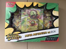 Pokemon: Mega Evolution Ascended Heroes Mega Meganium Ex Box - New & Sealed - Image 2