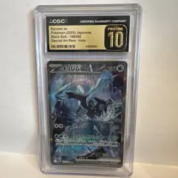 Pokemon Kyurem EX Black Bolt 168/086 Special Art Rare Holo CGC Pristine 10 - Image 1