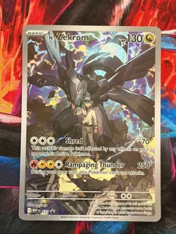 POKEMON TCG N's Zekrom PROMO HOLO FULL ART #031 NM - Image 1