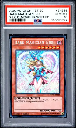 2020 1ST EDITION #ENS56 DARK MAGICIAN GIRL PSA 10 - Image 1