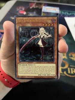 Yugioh 1x Sky Striker Ace Raye Ultimate UTR OP20-EN002 OTS Pack 20 NM Misprint - Image 1