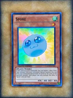 Yugioh Spore GENF-ENSE2 Super Rare Limited Edition LP - Image 1
