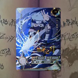 Naruto Kayou TCG, Kakashi Hatake NR-OR-010 Full Art Holo NM Trading Card - Image 1