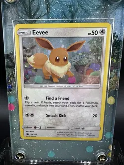 Eevee - SM184 - Pokemon Sun & Moon Promo Holo Rare Card 2019 NM + Extended Art - Image 2