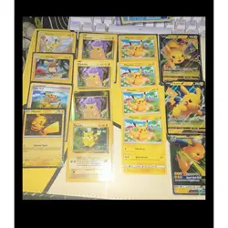 Pokemon TCG Pikachu & Raichu 12-Card Lot V & GX Foil/Holo/Regular English - Image 1