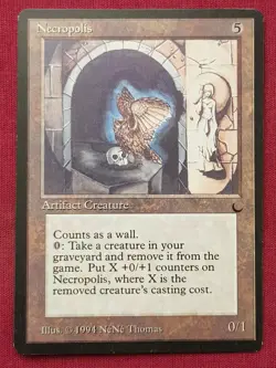 Magic The Gathering THE DARK NECROPOLIS artifact card MTG - Image 1