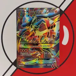 MEGA M LUCARIO EX 55a/111 Furious Fists Holo Full Art Ultra Rare Pokemon Card NM - Image 1