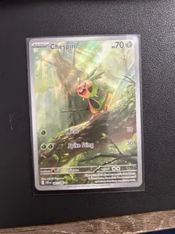 Chespin 087/086 Chaos Rising Holo Pokemon Card - Image 1