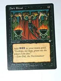Magic the Gathering * MTG * 1 x Dark Ritual * Ice Age* LP - Image 1