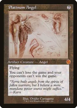 Magic the Gathering MTG - Platinum Angel - The Brothers' War - NM - Image 1