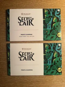 MtG Prints Charming Secret Lair Foil And Non-Foil - Brand New, Sealed - Image 1