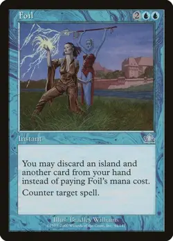 Foil 34/144 Prophecy Blue Uncommon Magic The Gathering MTG Card - Image 1