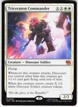 Triceraton Commander 25 Teenage Mutant Ninja Turtles Magic the Gathering - Image 1