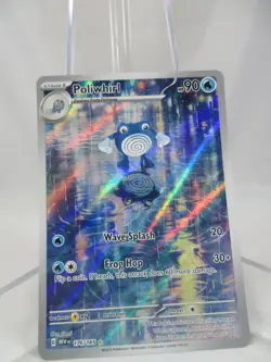 Pokemon Card - Poliwhirl 176/165 - Art Rare - Scarlet & Violet 151 - NM - Image 1