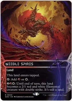 MTG Edge Of Eternities: Stellar Sights Needle Spires Borderless (Rare) - Image 1