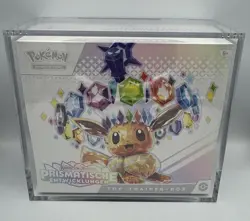 Pokemon TCG Prismatische Entwicklungen TopTrainerBox Deutsch OVP + Acryl-Case - Image 1