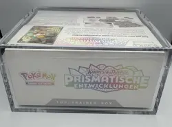 Pokemon TCG Prismatische Entwicklungen TopTrainerBox Deutsch OVP + Acryl-Case - Image 3