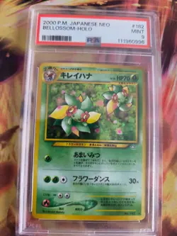Pokemon Card Blubella Bellossom Neo Genesis Holo Gsnw Gold 2000 Japanese PSA 9 - Image 2