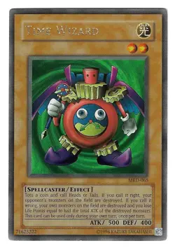YUGIOH - TIME WIZARD - METAL RAIDERS - ULTRA RARE - MRD-065 - Image 1