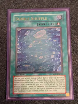 Yugioh! LP Bubble Shuffle - CRV-EN046 - Ultimate Rare - 1st Edition Lightly Play - Image 1