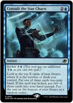 MTG Edge Of Eternities Consult the Star Charts Foil (Rare) - Image 2