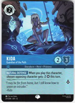 Kida Guardian of the Path Epic Foil 217/204 Wilds Unknown Disney Lorcana - Image 1