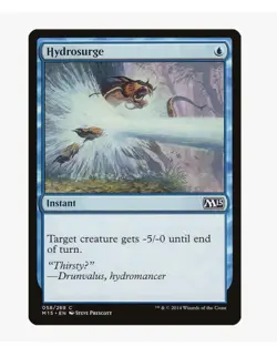 MTG Hydrosurge #58 Magic 2015 (M15) Card In Protective Sleeve - Image 1
