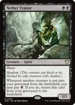 ~ Nether Traitor ~ NM ~ Commander: Secrets of Strixhaven ~ MTG ~ - Image 1