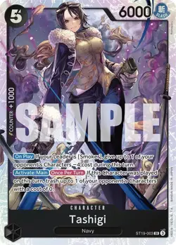 ST19-003 Tashigi English SR One Piece TCG Card Game - Image 2