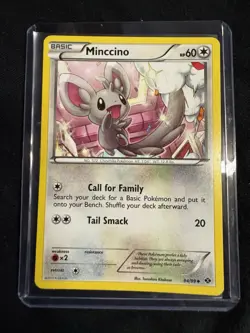 Minccino 84/99 - Next Destinies - Uncommon - Pokemon Card TCG - 2012 SKU:245 - Image 2