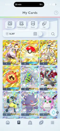 Pokemon Pocket Account LVL 60 14,000 Cards Crown Rares Gold Mewtwo! - Image 1