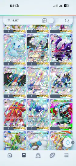 Pokemon Pocket Account LVL 60 14,000 Cards Crown Rares Gold Mewtwo! - Image 5
