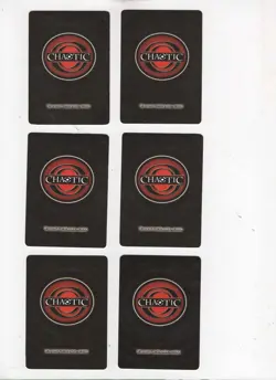 Lot #0658. 6 Chaotic Creature cards. M'arrillian Rare. - Image 2