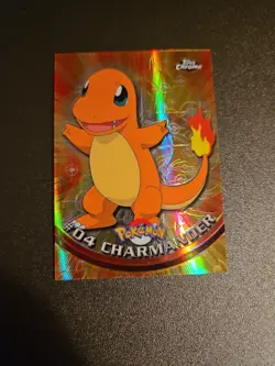 Charmander Spectra #04 2000 Topps Chrome NM Pokemon Card - Image 1