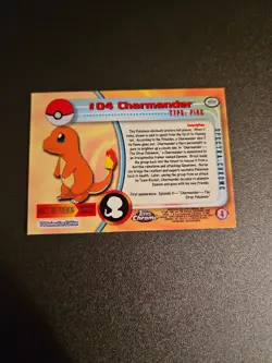 Charmander Spectra #04 2000 Topps Chrome NM Pokemon Card - Image 2