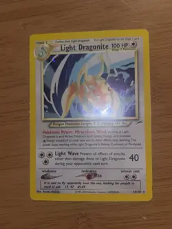 Light Dragonite 14/105 Neo Destiny Holo Pokemon Card Mod Play Unlimited - Image 2