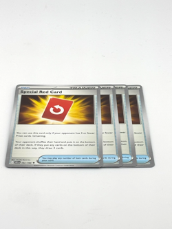 x4 Special Red Card 082/086 Chaos Rising Uncommon Mega Evolution Playset - Image 1