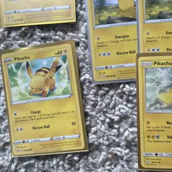 Pokemon Pikachu Lot of 16 cards that are all in good condition and have sleeves - Image 4
