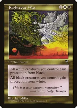 Righteous War Visions MP MTG - Image 1