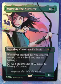 MTG Marwyn, the Nurturer [Secret Lair Drop Series] Foil Near Mint - Image 1