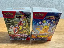 Scarlet & Violet + Surging Sparks - Build & Battle Box Sealed - Pokemon TCG Lot - Image 1