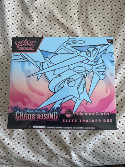 Chaos Rising Pokemon Center ETB Elite Trainer Box / NO SCRATCHES - Image 1