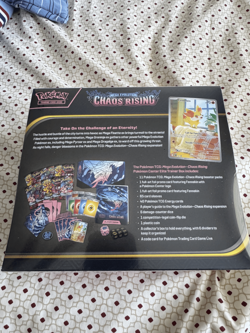 Chaos Rising Pokemon Center ETB Elite Trainer Box / NO SCRATCHES - Image 3