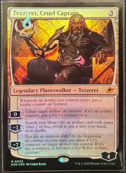 MTG Edge Of Eternities Tezzeret, Cruel Captain Foil (Mythic) - Image 1