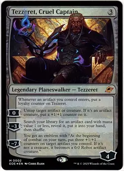MTG Edge Of Eternities Tezzeret, Cruel Captain Foil (Mythic) - Image 2